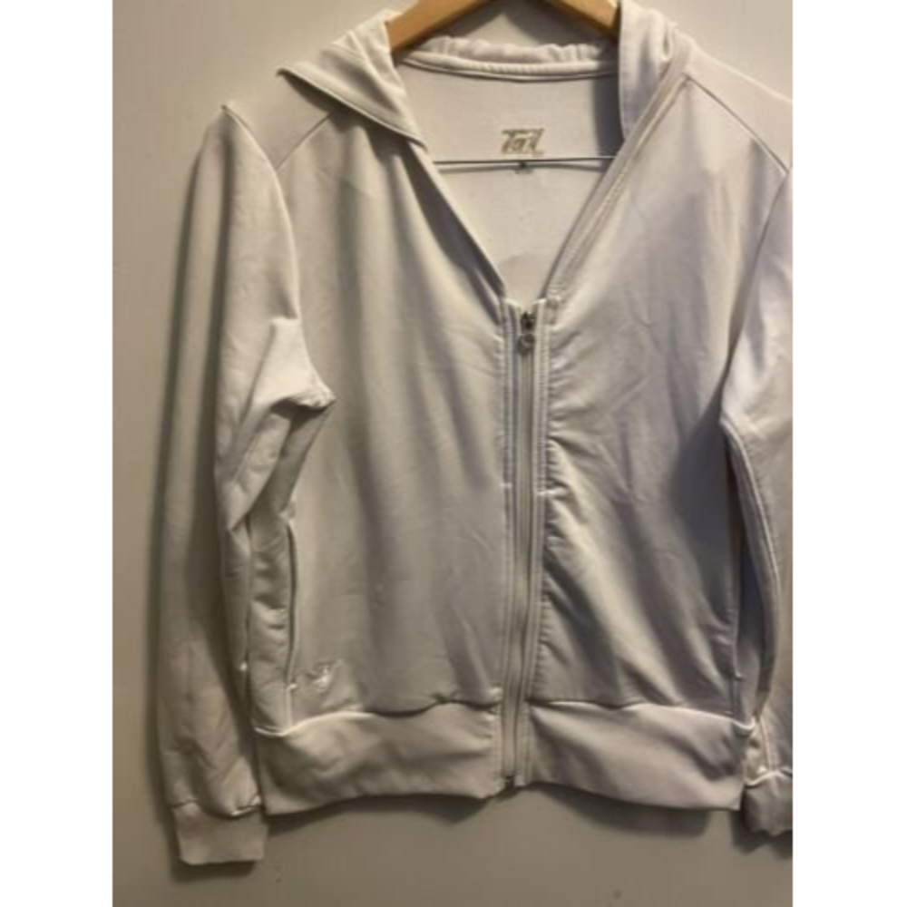 Tail Tech Womens Solid White Full Zip Jacket Athl… - image 2